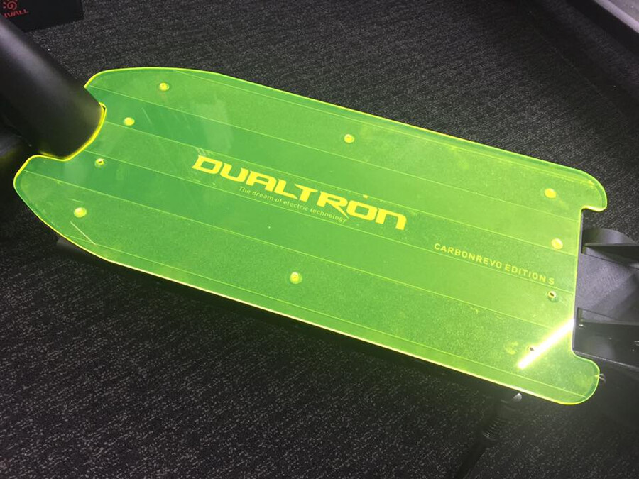 husă de punte carbonrevo dualtron thunder verde translucid